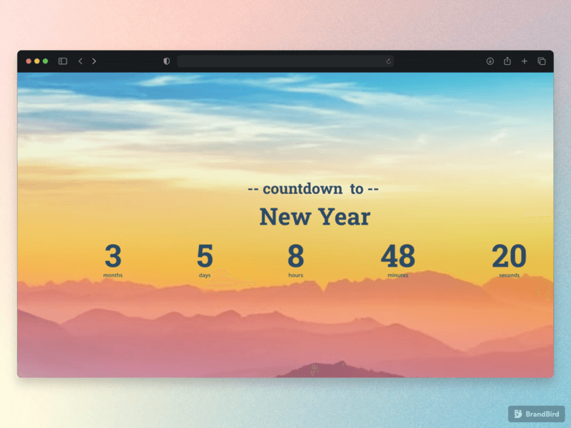Countdown Timer Frontend Challenge